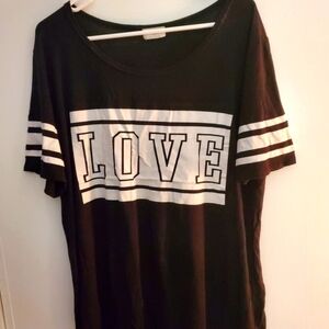 Free Kisses Black Plus Size Top